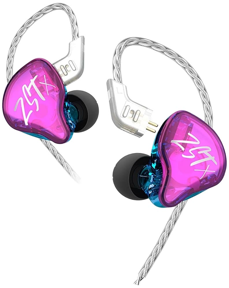 Fones de Ouvido Monitor Kz Kz-Zst X Roxo