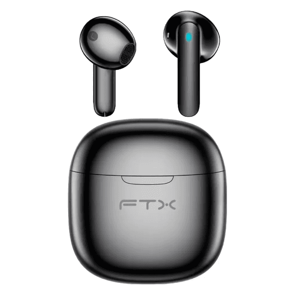 Fones de Ouvido Sem Fio Ftx E68-Bk Com Bluetooth 6.0 / Microfone / Touch / Ipx6 - Preto