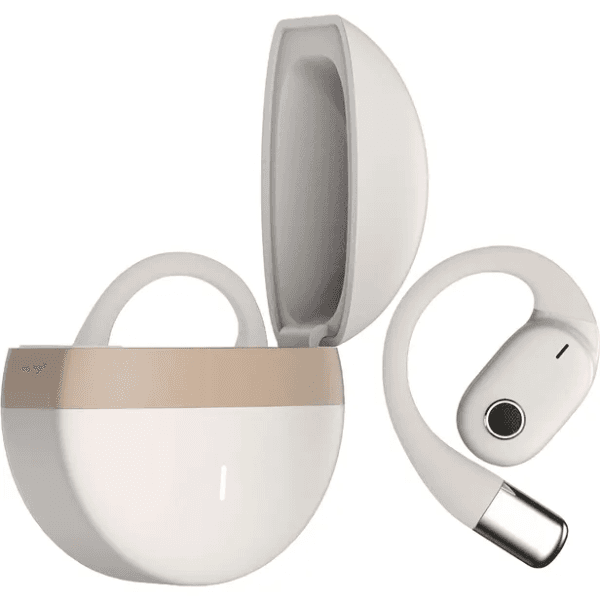 Fones de Ouvido Sem Fio Joog U9-Jg Bluetooth V5.3 Bege