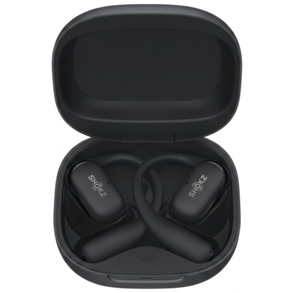 Fone de Ouvido Shokz OpenFit 2+ T921 Bluetooth - Preto