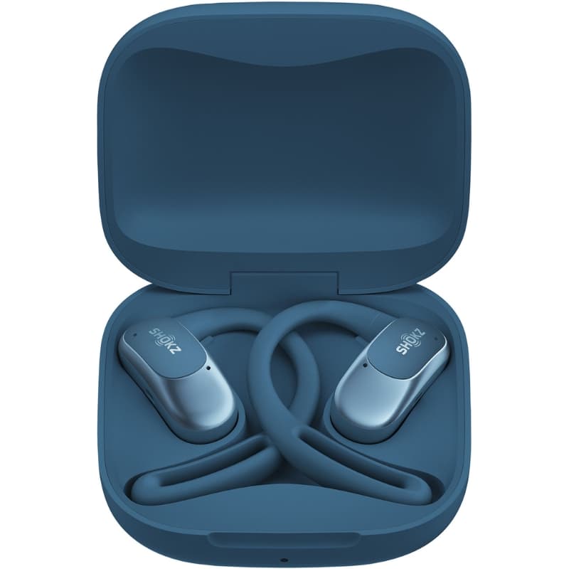 Fone de Ouvido Shokz OpenFit Air T511 Bluetooth Azul