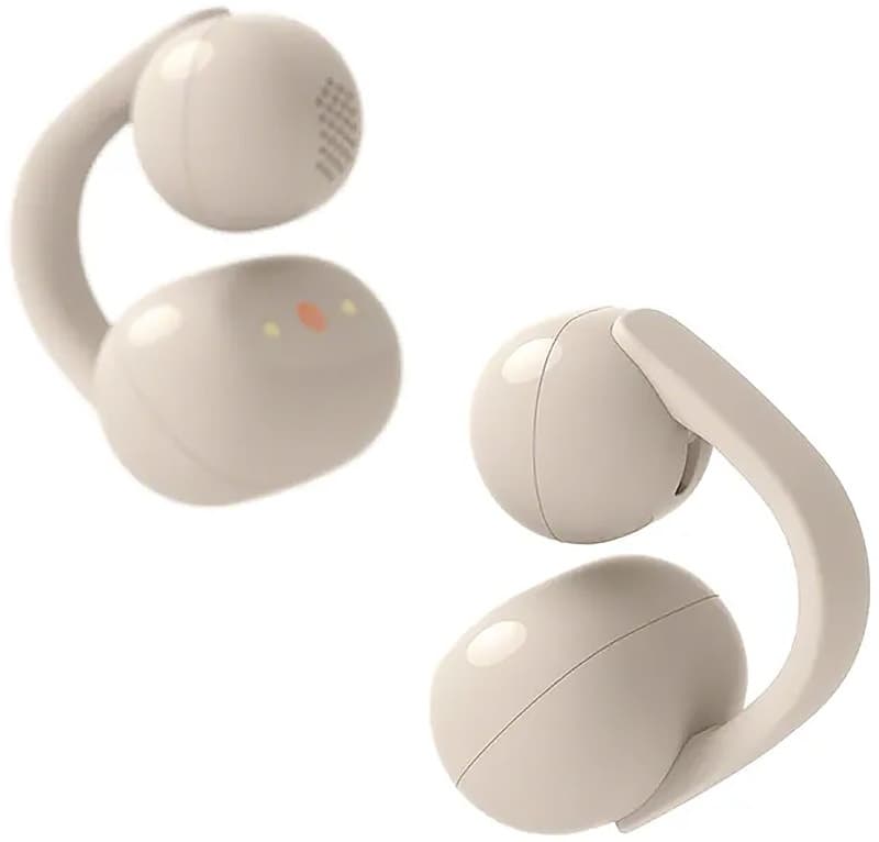Fones de Ouvido Sony LinkBuds Clip Bluetooth Greige