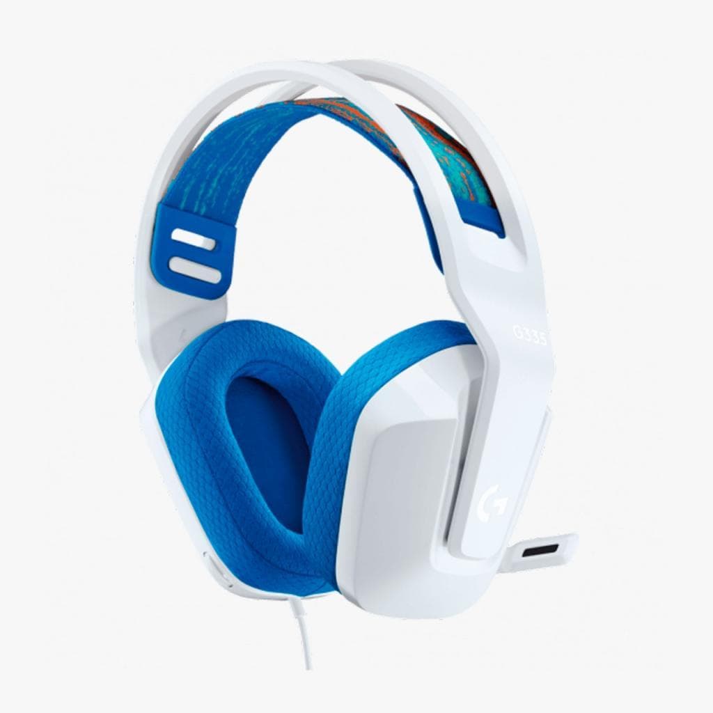Fone Gamer Logitech G335 Lightspeed Branco com Microfone
