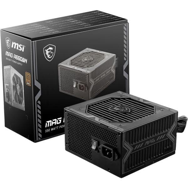 Fonte Msi Mag A550BN 550W 80 Plus Bronze