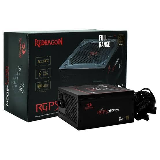 Fonte Redragon Gc-Ps002 600W Bronze 80 Plus