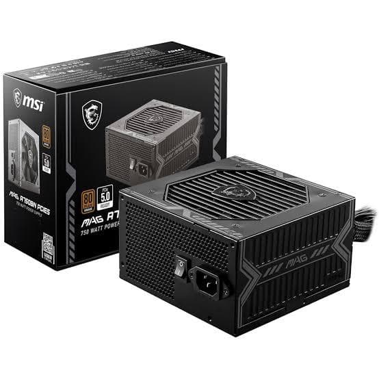 Fonte Msi Mag A750BN 750W 80+ Bronze
