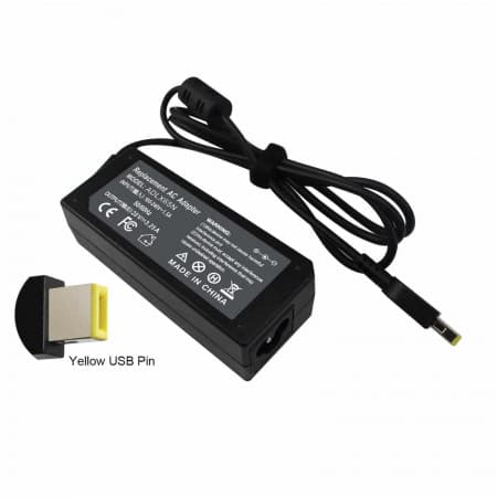 Fonte Carregador Lenovo Ponta Amarela 20V 4.5A