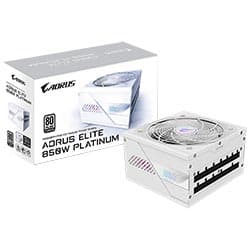 Fonte Gigabyte Aorus Elite Gp-AE850PM Pg5 Ice 850W Atx 3.1 / Modular / 80 Plus Platinum / Bivolt