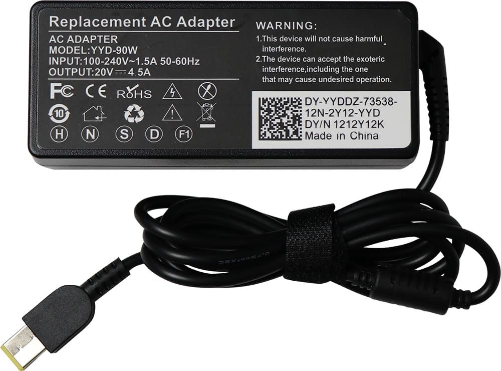 Fonte de Alimentação Lenovo Yyd-90W 20V 4.5A Bivolt 50-60Hz
