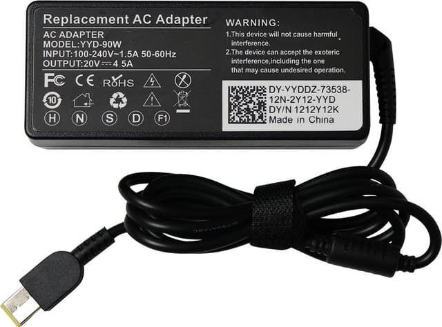 Fonte de Alimentação Lenovo Yyd-90W 20V 4.5A Bivolt 50-60Hz