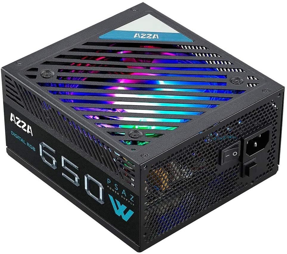 Fonte Azza 650W RGB 80 Plus Bronze