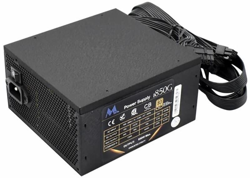 Fonte Mtek 850W 80 Plus Gold Psr 850G Semi Modular