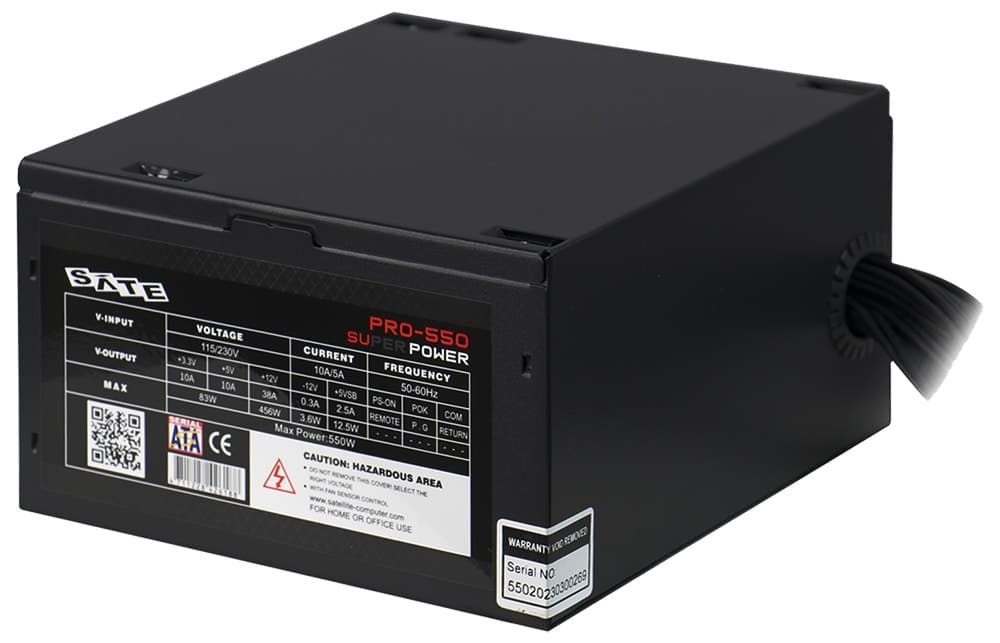Fonte para Gabinete Satellite Pro-550 Super Power 500W Atx