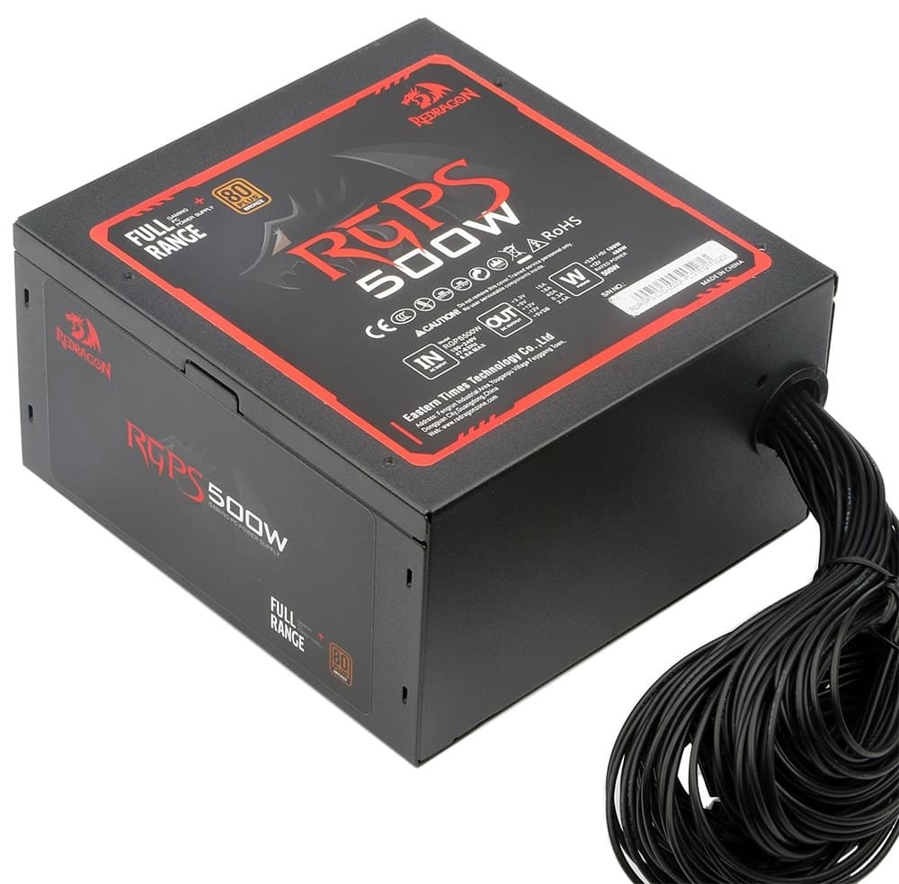 Fonte Redragon 500W 80 Plus Bronze