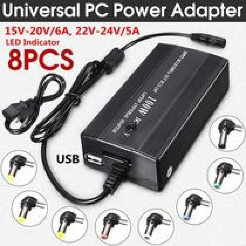 Fonte Universal para Notebook Microfins HR1009 100W / 110-202V - Preto