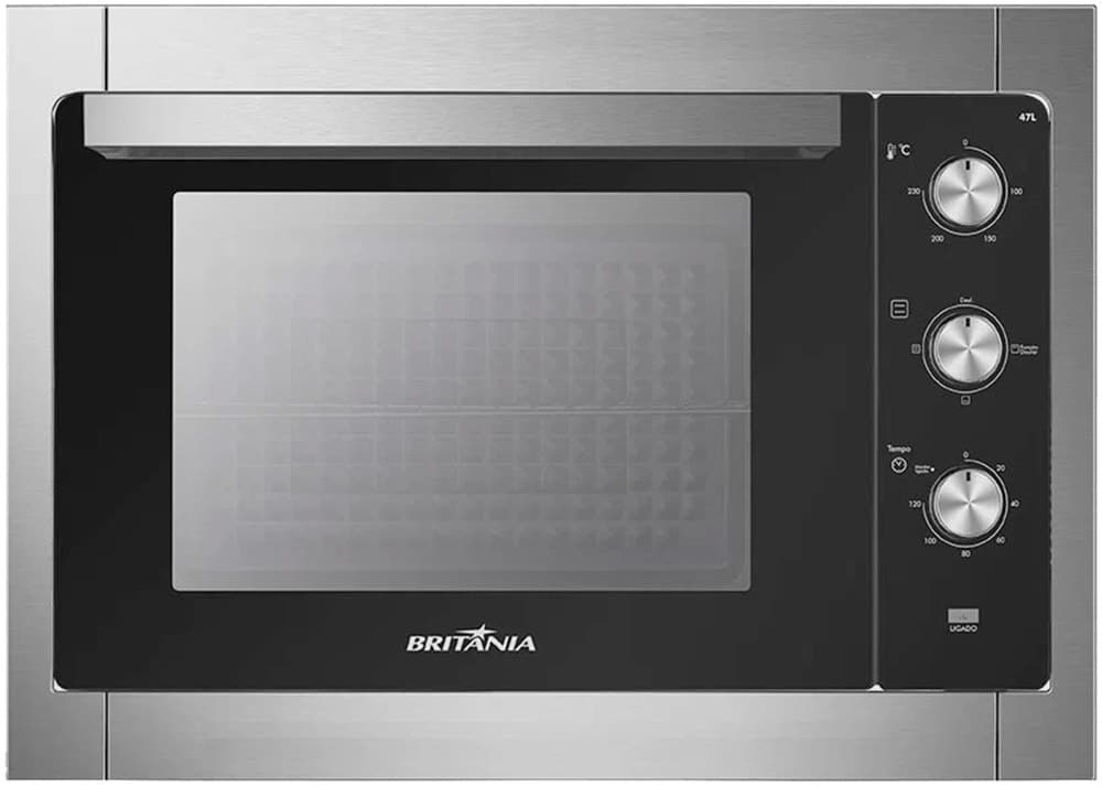 Forno Elétrico de Embutir Britania BFE47P 47L 1800W 220V