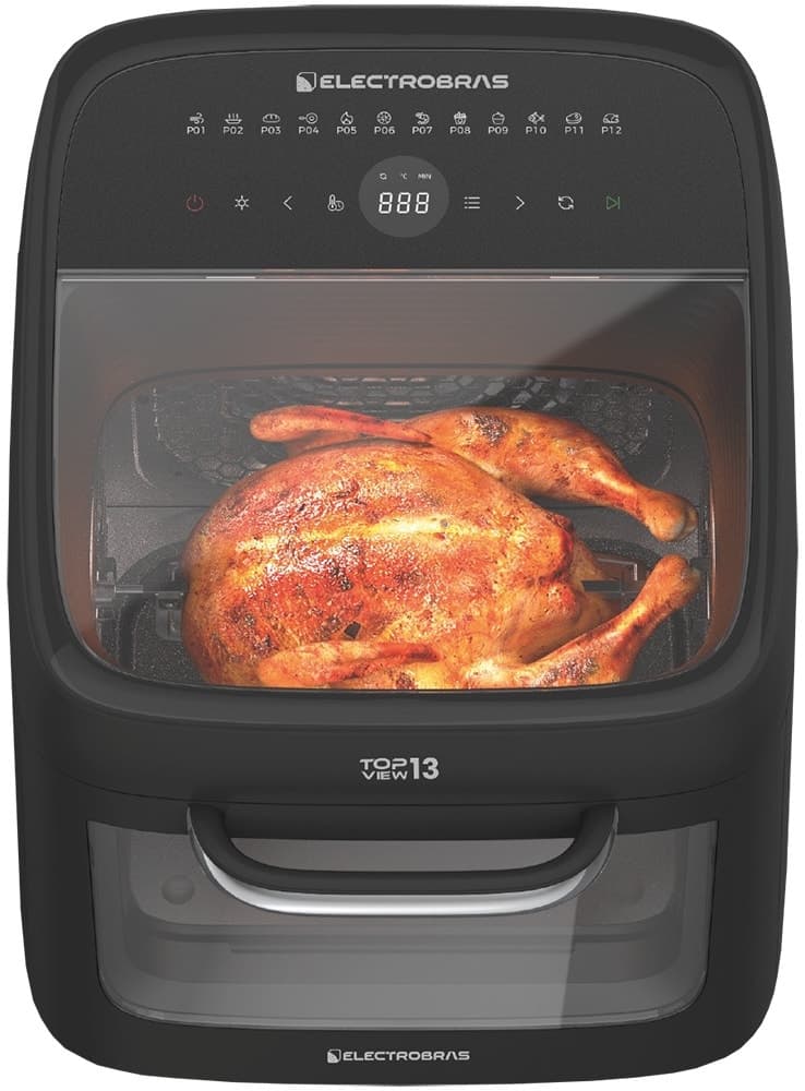 Forno e Fritadeira Elétrica Electrobras Ebhaf-13-TV Top View 13L 220V/50-60Hz