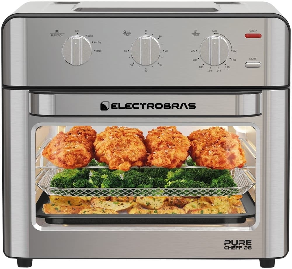 Forno e Fritadeira Elétrica Electrobras Pure Cheff 28 28L 220V/50-60Hz