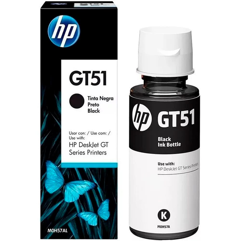 Frasco de Tinta Hp Gt51 80ml Preta