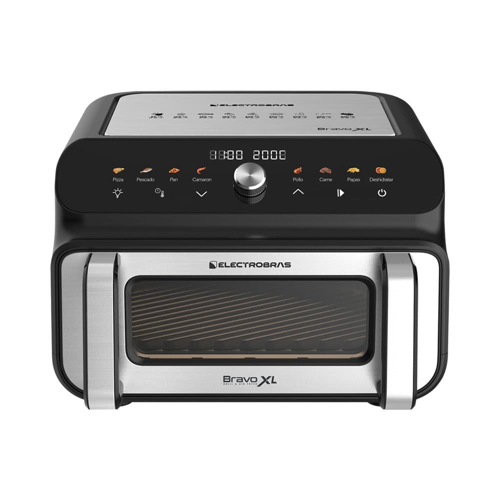 Air Fryer Electrobras Bravo Xl Ebgaf-12 1900W 11L 110V Preto - Prata