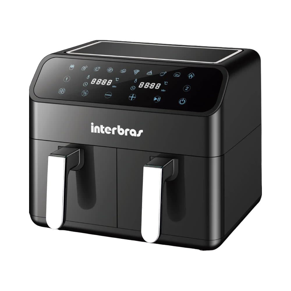 Fritadeira Elétrica Interbras S40BR 2000W 8L 110V Preta