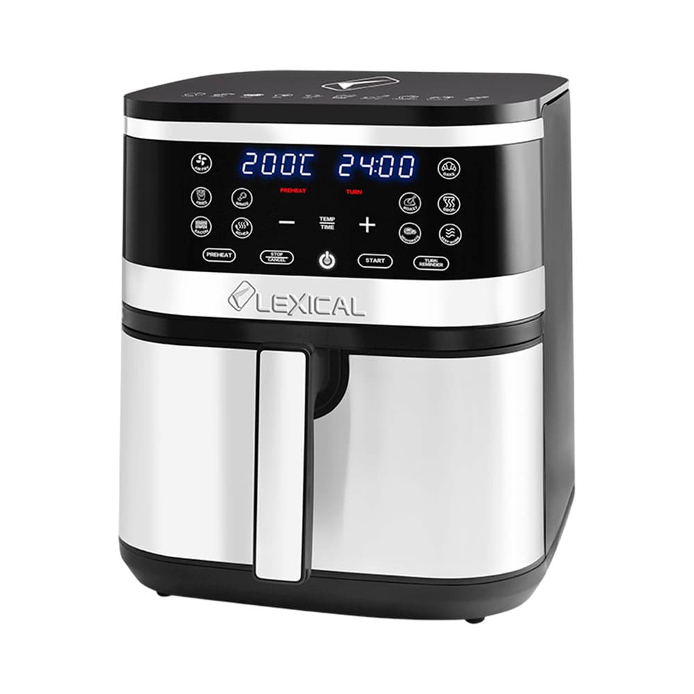Air Fryer Lexical Laf-3050 8L 1800W 220V Preto/Prata