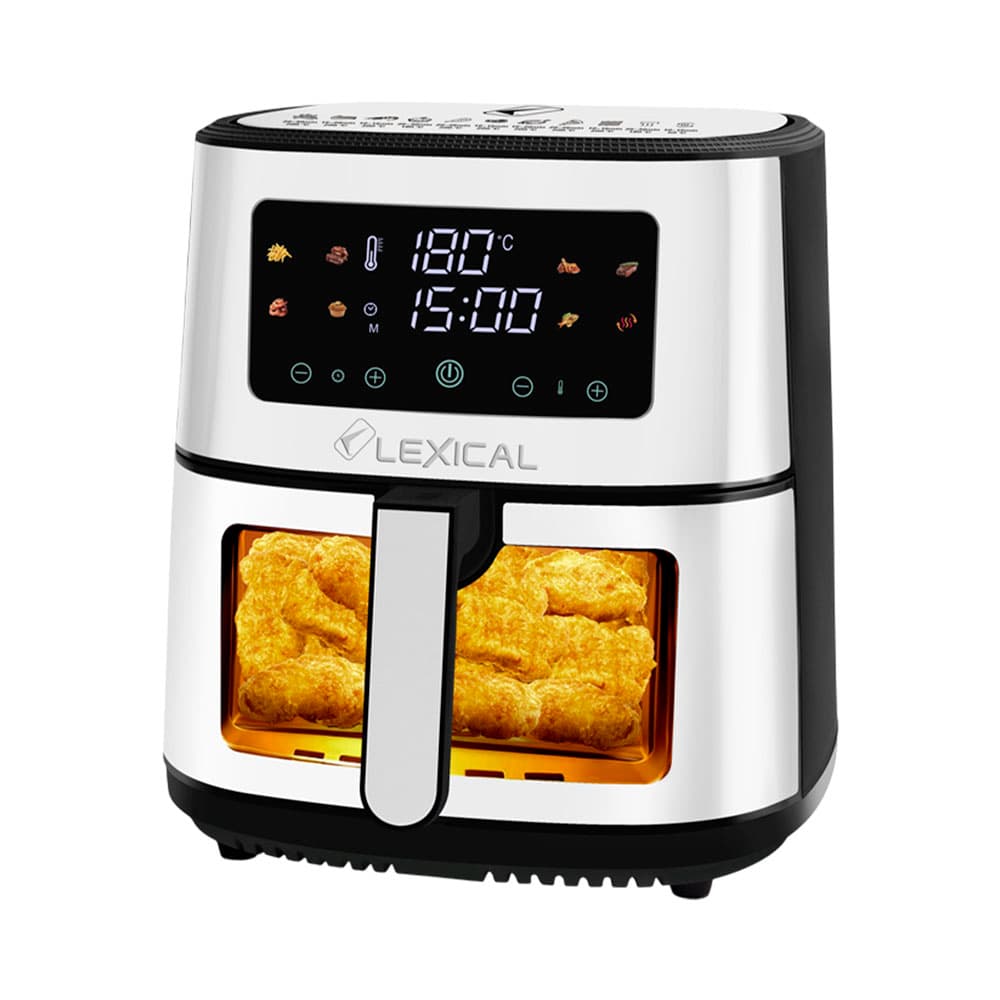 Air Fryer Lexical Laf-3057 9L 1600W 220V Preto/Prata