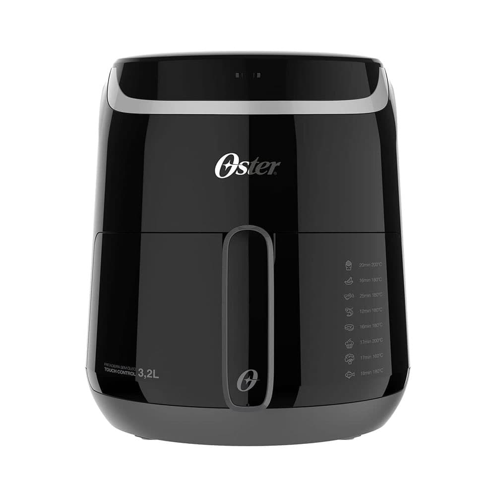 Fritadeira Air Fryer Oster Ofrt910-220 Digital 1500W 3.2L 220V Preta