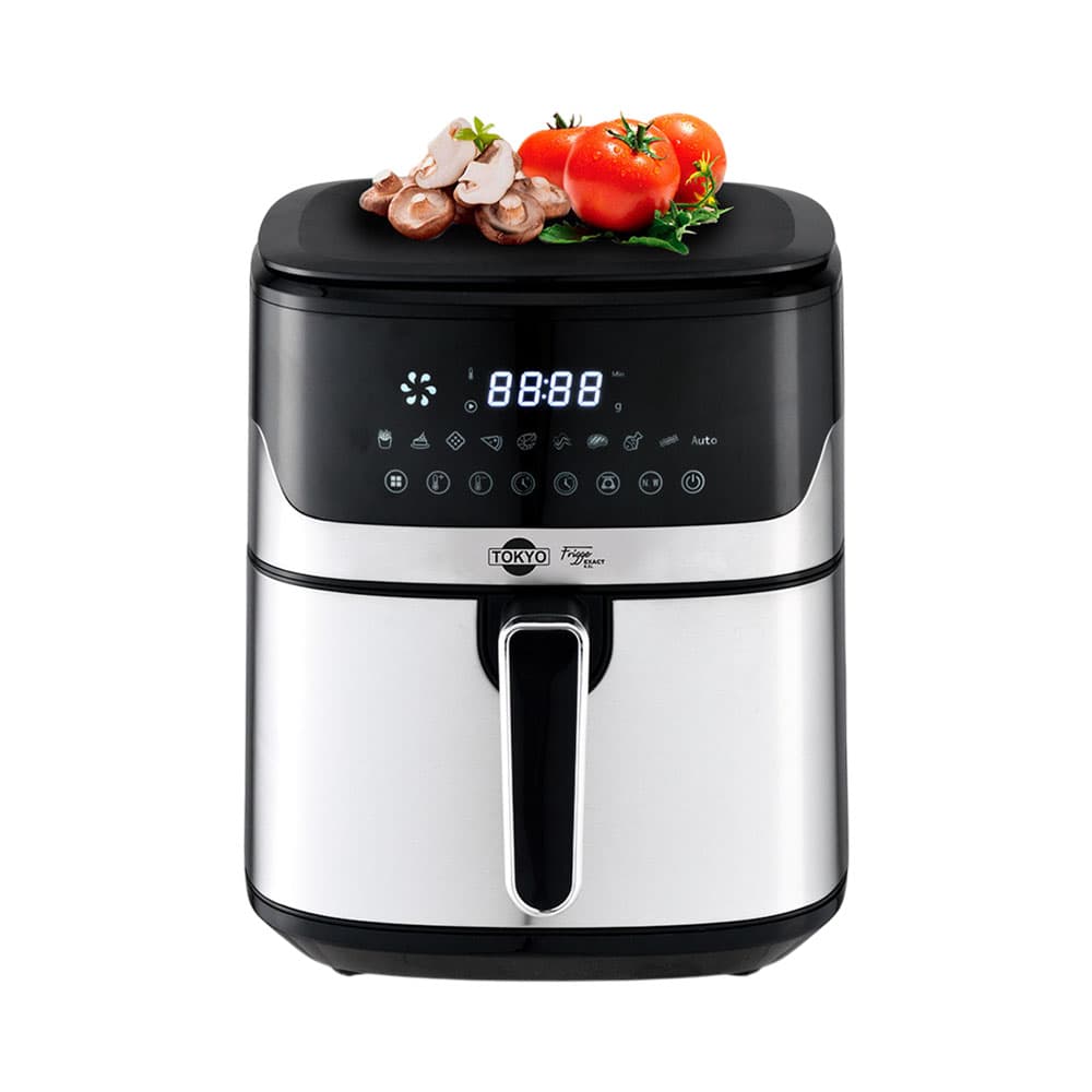 Fritadeira Air Fryer Tokyo Frigge Exact Edtokafryer6.5 6.5L 1600W 220V com Balança Preto - Prata