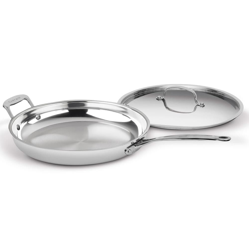 Frigideira Cuisinart Cc Ss 722-30HSSLC 30CM com Tampa