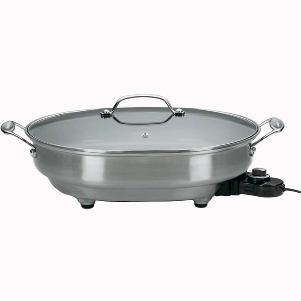Frigideira Elétrica Cuisinart Csk-150 5.5L 1.500W Inox Prata