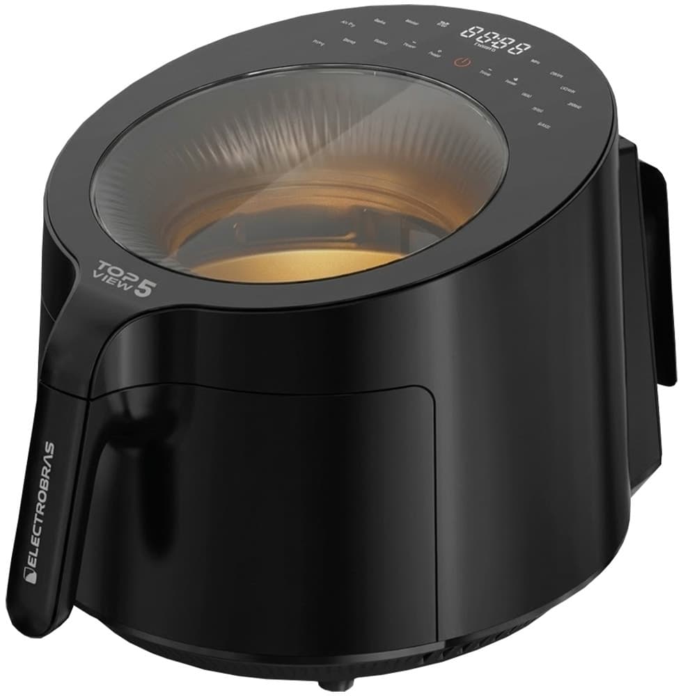 Fritadeira Elétrica Electrobras Ebaf-52-TV Air Fryer Top View 5 5.2L 220V/50-60Hz