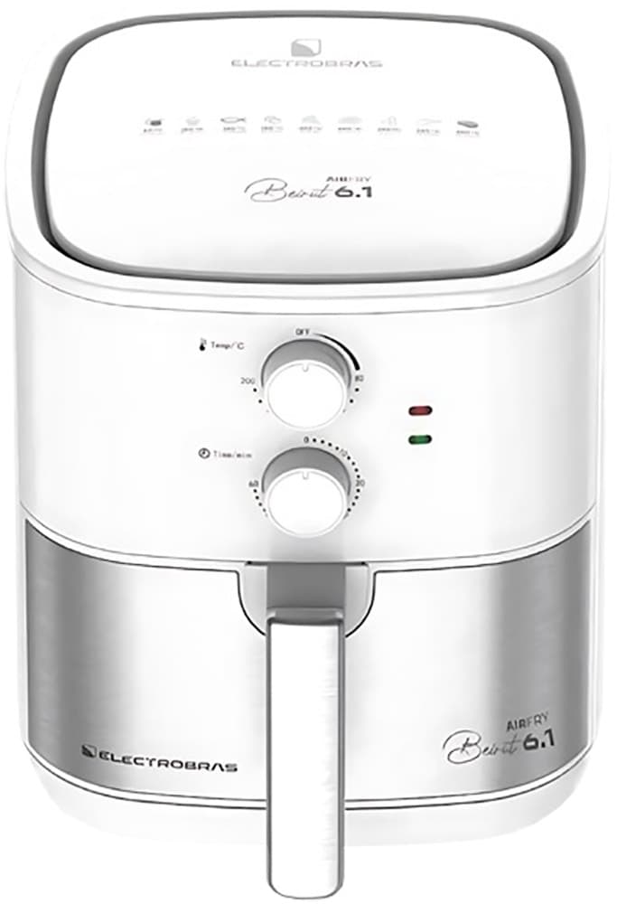 Fritadeira Elétrica Electrobras Air Fryer Beirut 6.1 1900 Watts 220V/50-60Hz