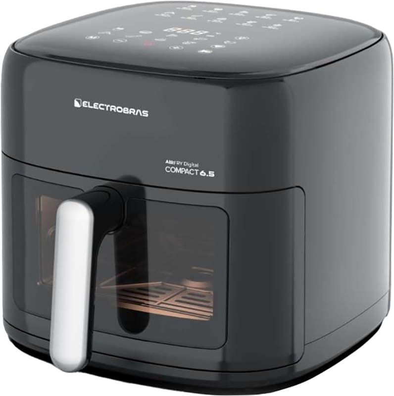 Fritadeira Elétrica Electrobras Ebaf-65D Air Fryer Compact 6.5 Digital 6.5L 1500W 110V/60Hz