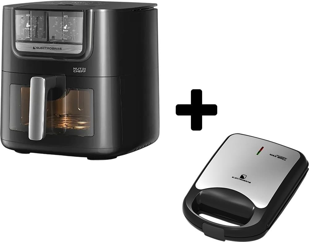 Fritadeira Elétrica Electrobras Ebaf-75-Ow + Sanduicheira Grill Ebgs-04 220V-50/60Hz