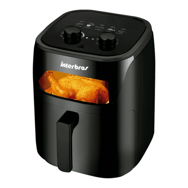 Fritadeira Elétrica Interbras Air Fryer S20BR 7 Litros 1500W 127V ~ 60Hz Preto