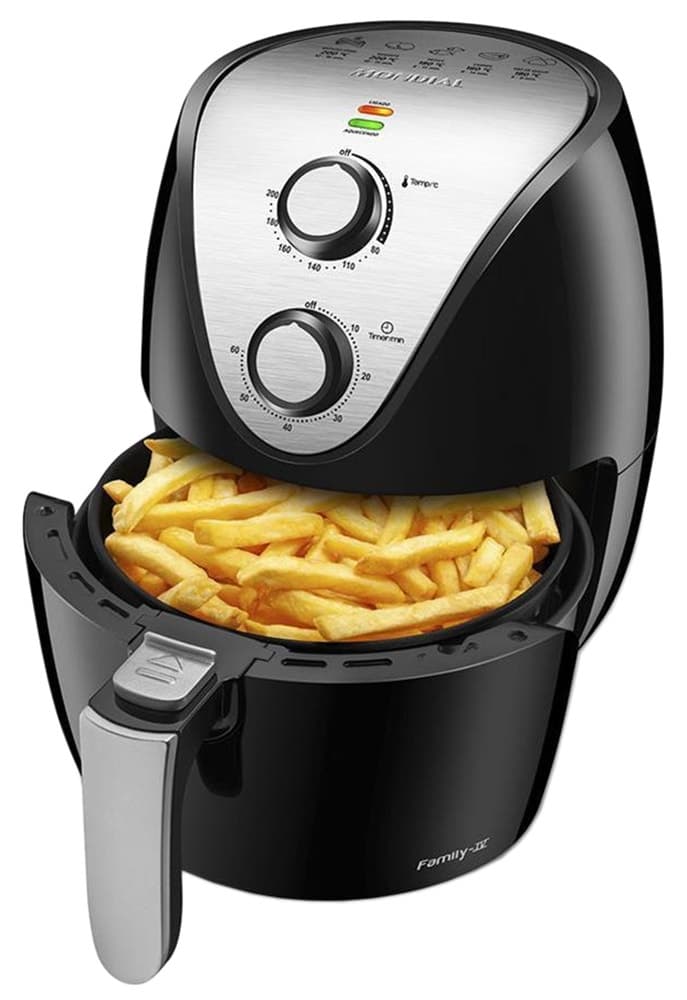 Fritadeira Elétrica Mondial Family Iv AF-30-i 3,5 Litros 220V Preto/Inox