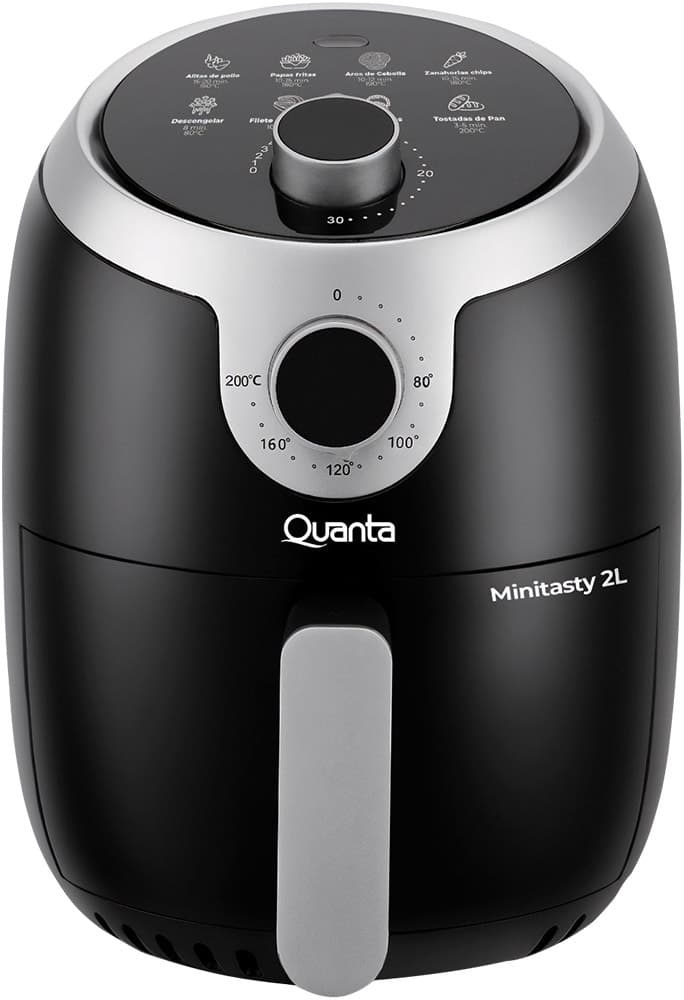 Fritadeira Elétrica Quanta Minitasty 2L 1000W 110V Preta