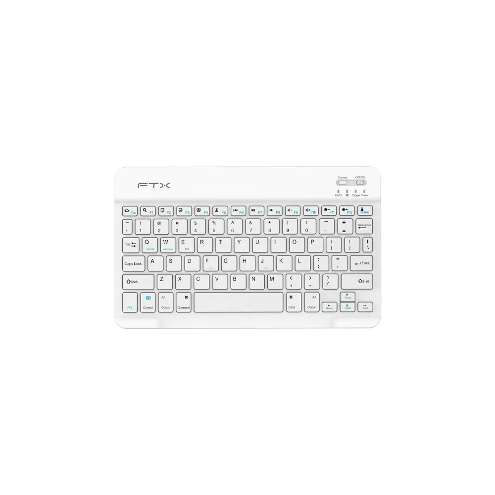 Teclado Ftx Ftxb09 Bt Port Blanco
