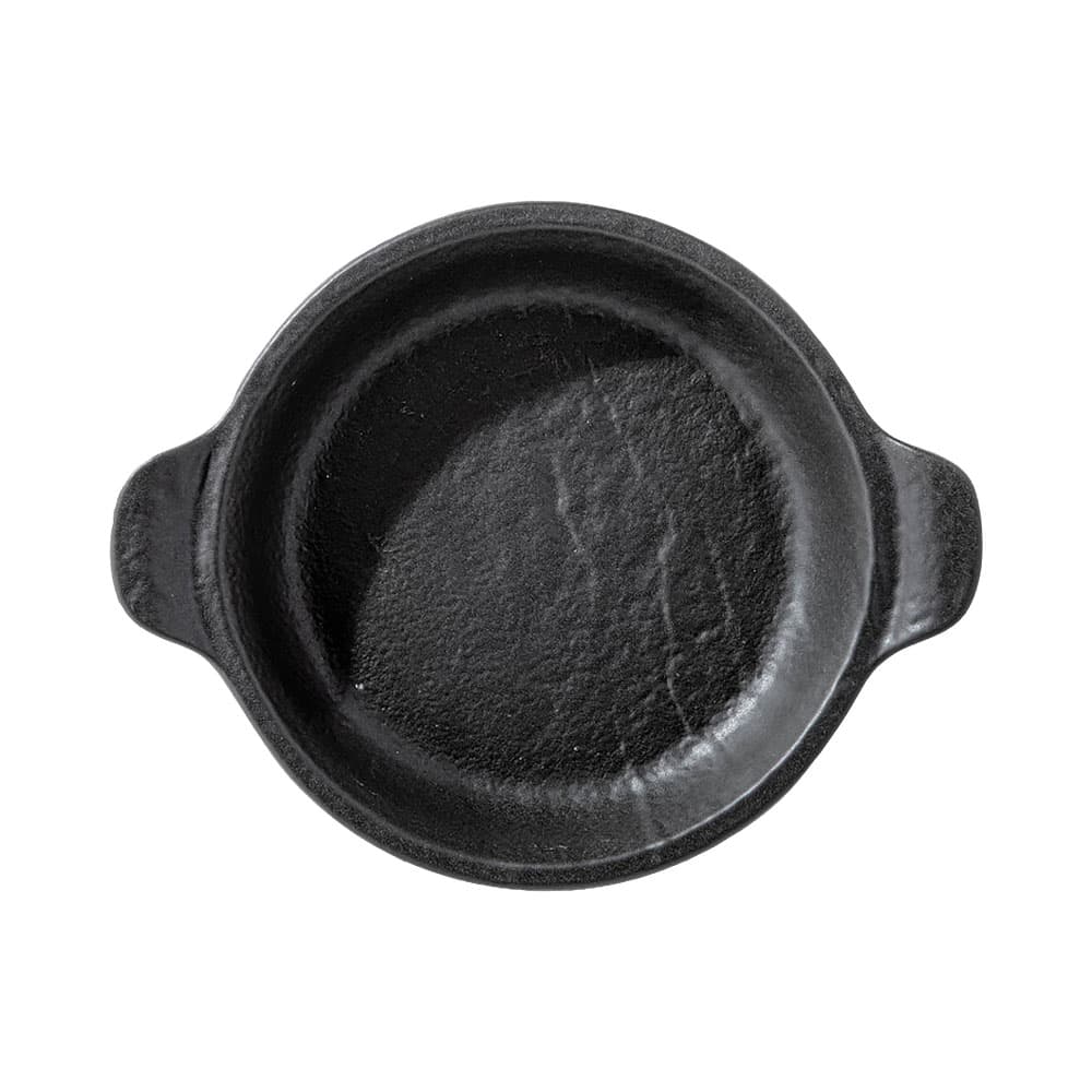 Panela Redonda com Alças Wilmax SlateStone Wl-661142/A 21.5 X 17.5 Cm Preta