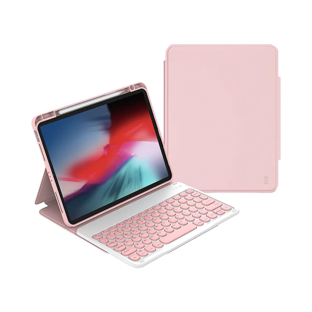 Capa com Teclado Wiwu para iPad 10.9/11" Rosa