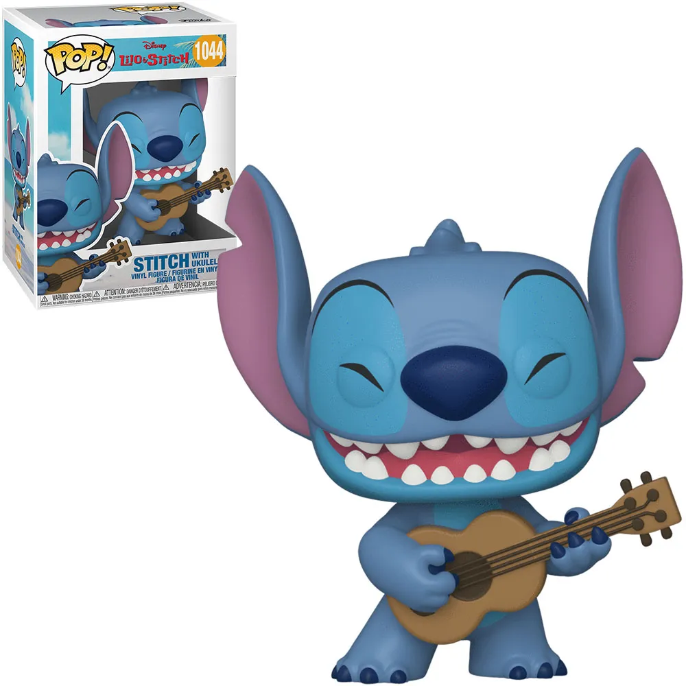Colecionável Funko Pop Disney Lilo Stitch Sitch With Ukulele 1044