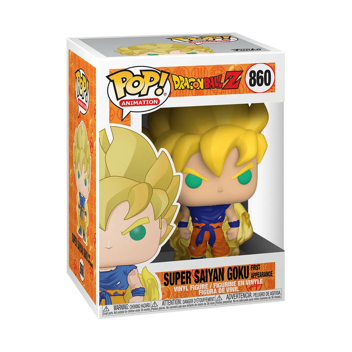 Colecionável Funko Pop Dragon Ball Super Saiyan Firts Appearance 860