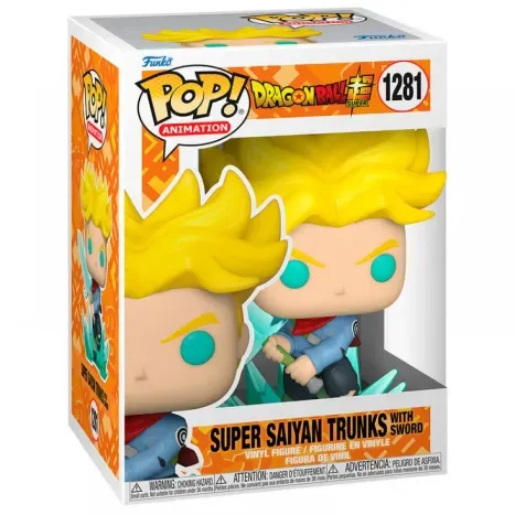 Funko Colecionáveis Pop Dragon Ball Super Saiyan Trunks With Sword 1281