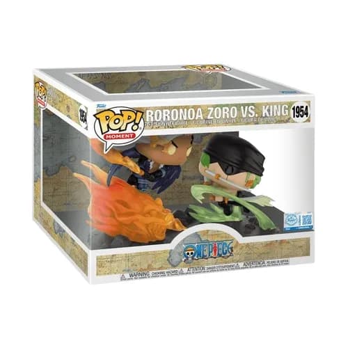 Colecionáveis Funko Pop One Piece 4 Roronoa Zoro Vs. King 1954