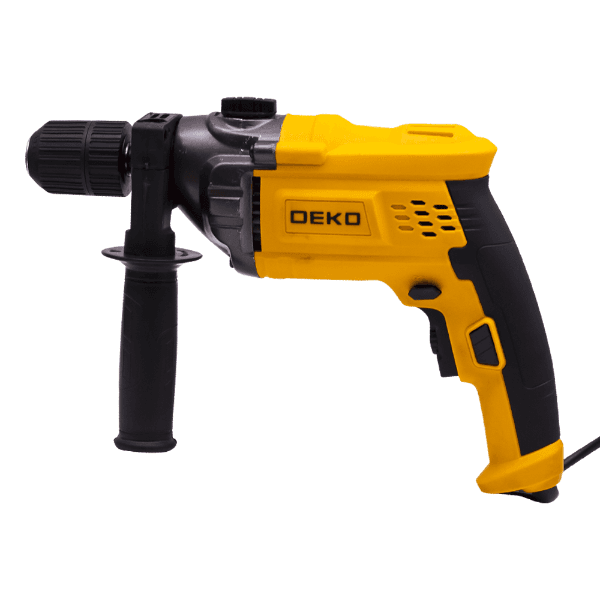 Furadeira Elétrica Deko DKID1200W 1200W 13MM 220V ~ 50Hz Amarelo/Preto