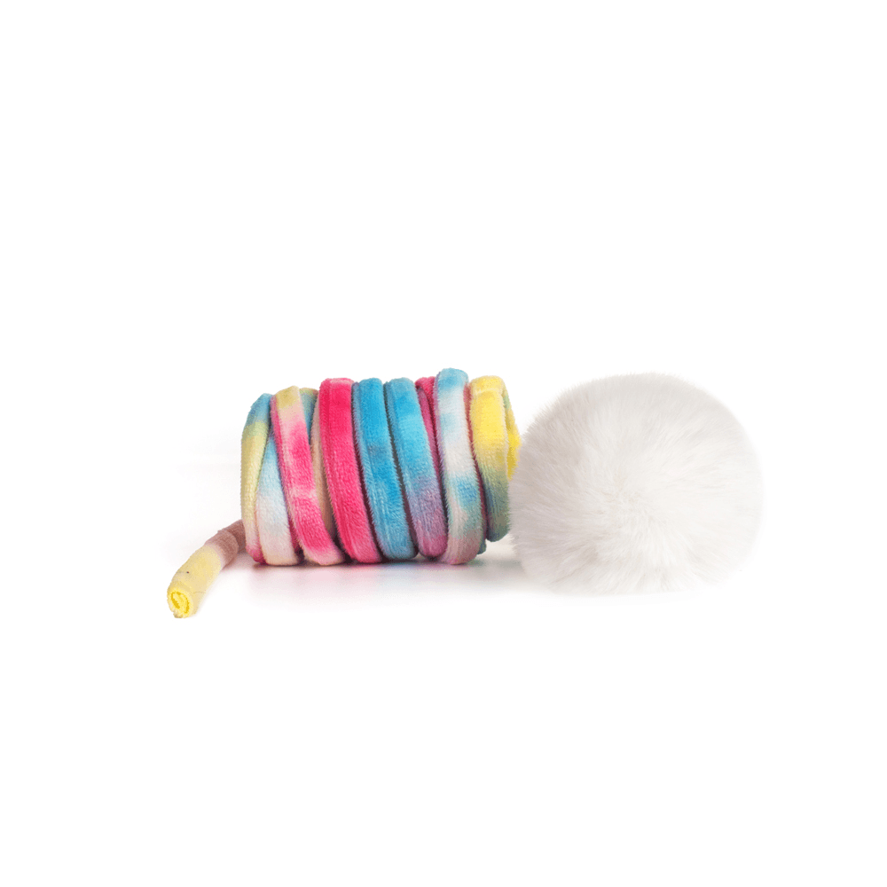 Brinquedo para Gato Fuzz Rainbow Spring Rabbit
