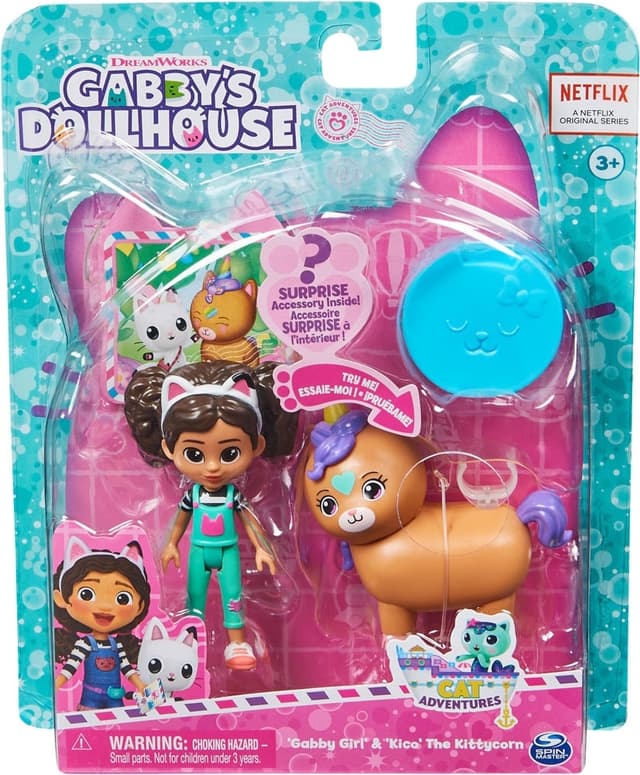 Boneca Gabby Girl & Kico The Kittycorn Spin Master