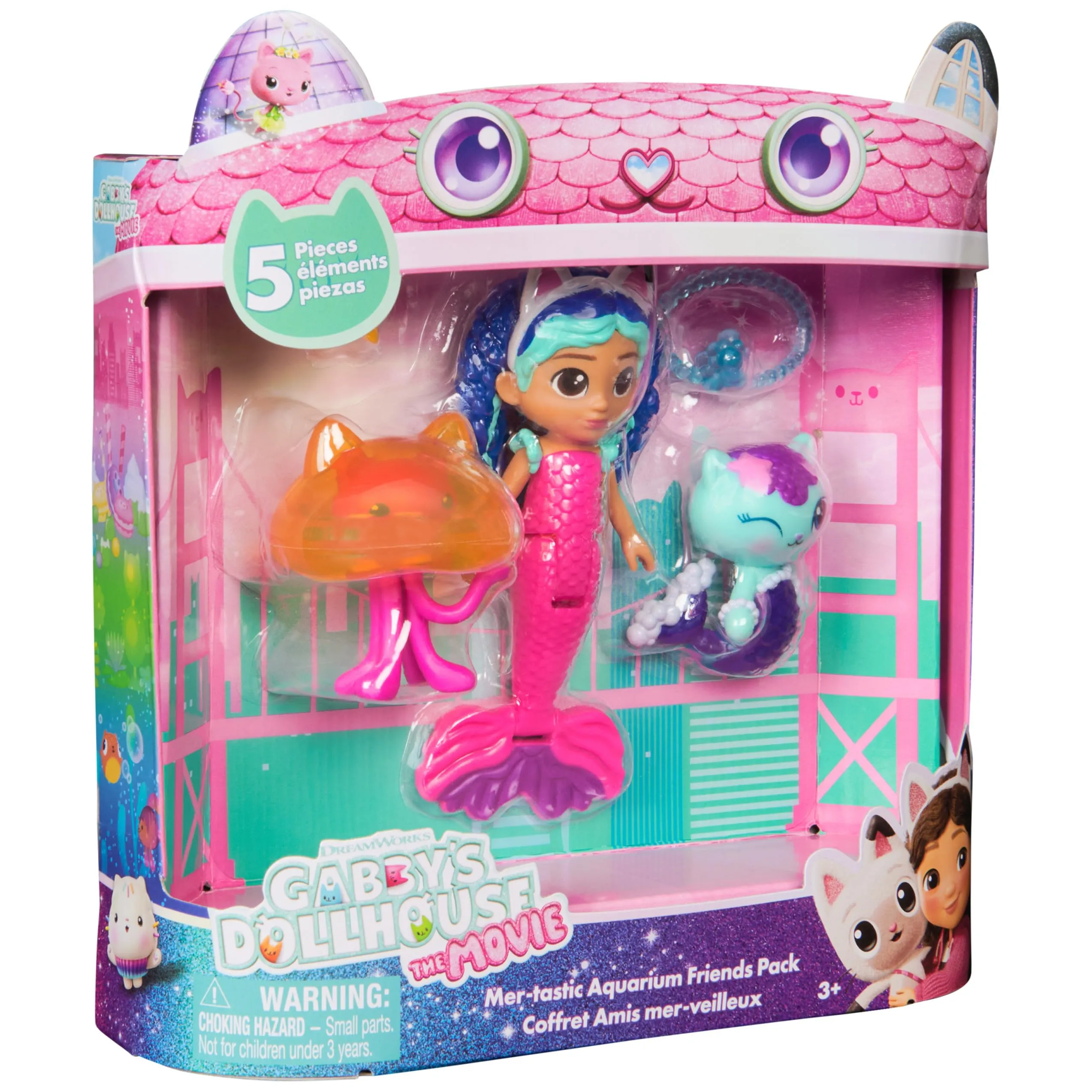 Conjunto de Amigos do Aquário Gabby's Dollhouse Spi6074965