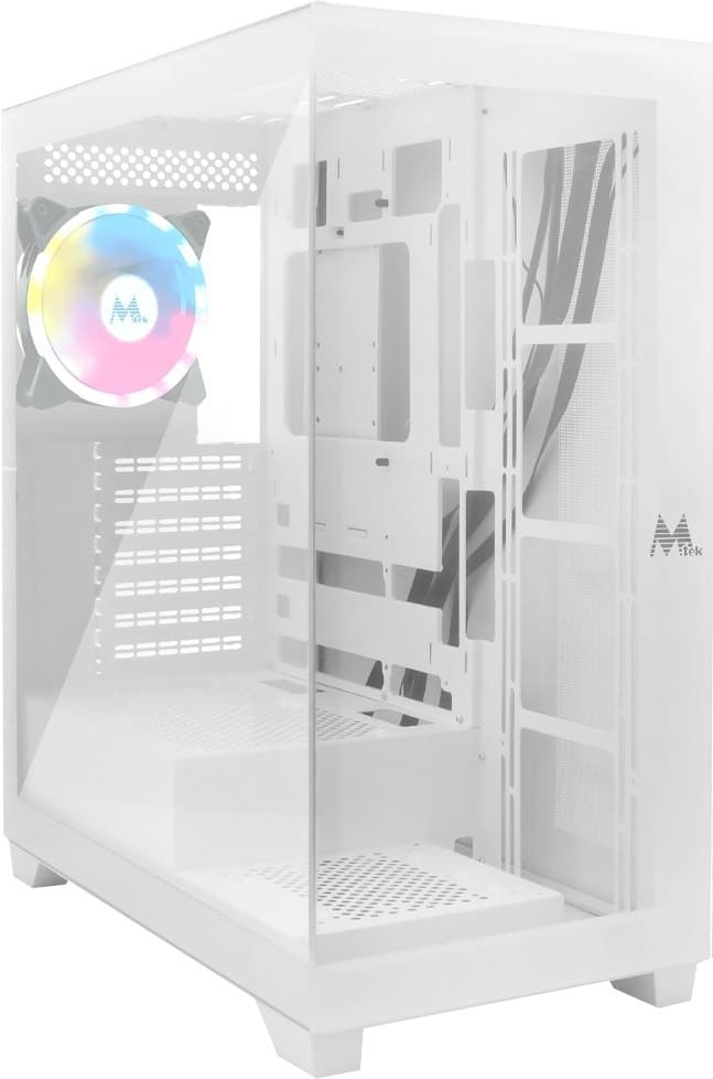 Gabinete Atx Mtek Mcg-DH80W com 1 Cooler RGB